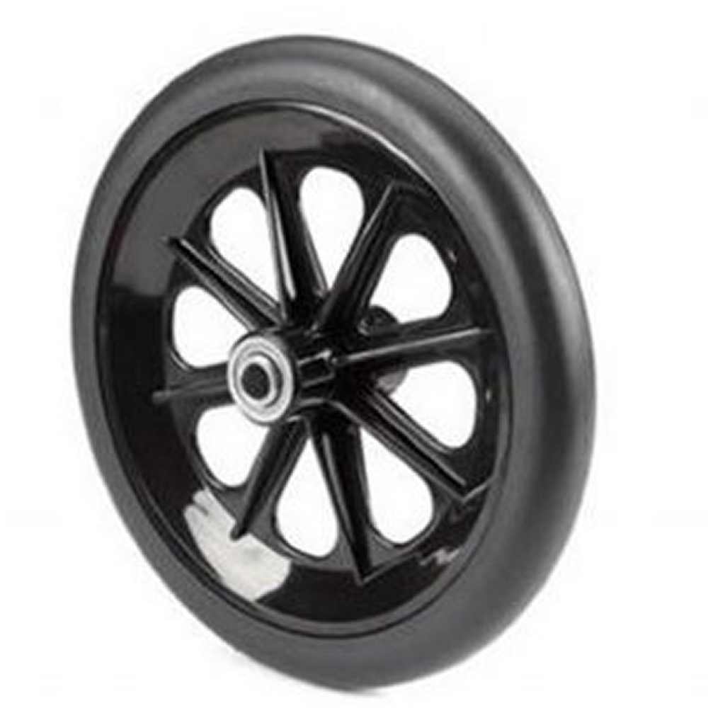 Wheelchair parts, Invacare Caster Assembly 8" Gray Pneumatic Wheel