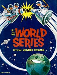 1965 World Series Program, DODGERS vs. Twins (LA Version)