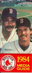 1984 Boston Red Sox Media Guide