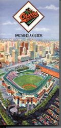 1992 Baltimore Orioles Media Guide