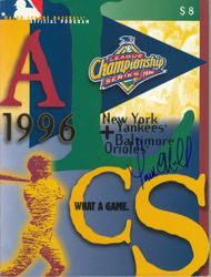 1996 American League Championship Program (PAUL ONEILL Autograph)