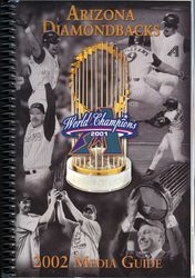 2002 Arizona Diamondbacks Media Guide, WIREBOUND