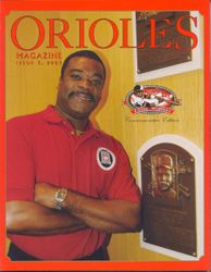 2003 Baltimore Orioles Game Program, EDDIE MURRAY Cover 