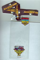 2006 All-Star Game Ticket Holder, Lanyard, and Pin