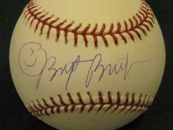 BRETT BUTLER Autographed Baseball