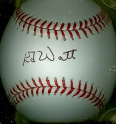 EDDIE WATT Autographed Baseball
