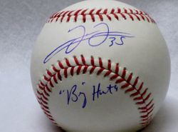 FRANK THOMAS Autographed Baseball with "The Big Hurt" (JSA)