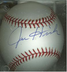 JOE HICKS Autographed Baseball