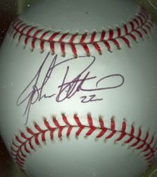 JOHN PATTERSON Autographed Baseball