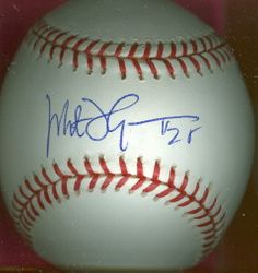 MILT THOMPSON Autographed Baseball