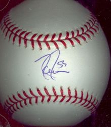 TODD JONES Autographed Baseball