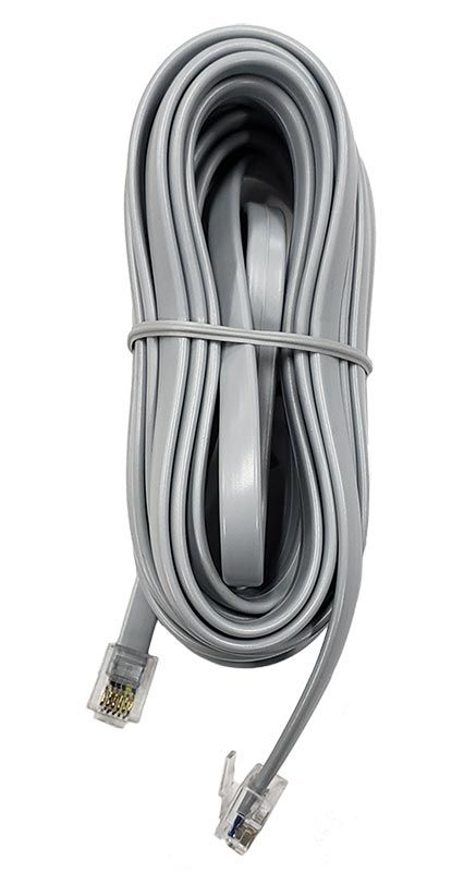 6 Pin Line Cord 7 Ft. (5/pk.)