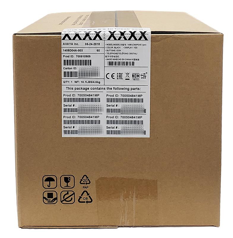 Avaya 1408 Digital Telephone Global - 4 Pack (700510909)