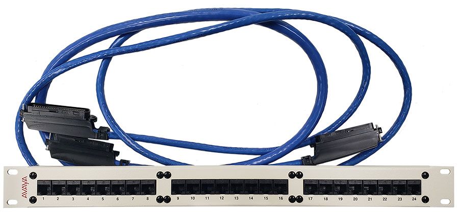 Avaya 24-Port Patch Panel, 8-Port Wiring (700012917)