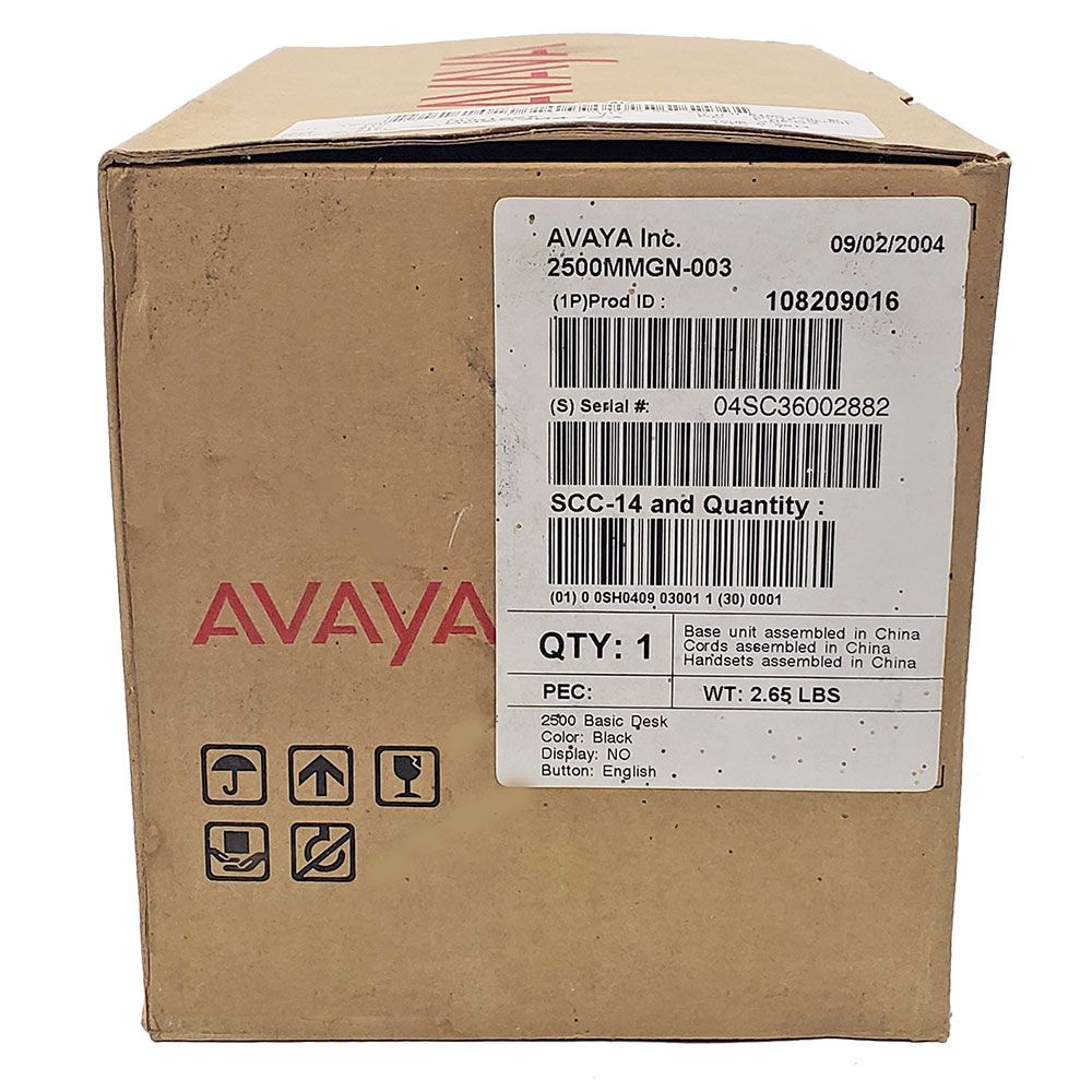 Avaya 2500 MMGN Single Line Telephone (108206016)