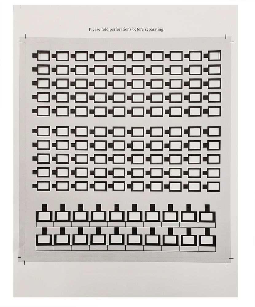 Avaya 26 Series DXS Selector Console Label