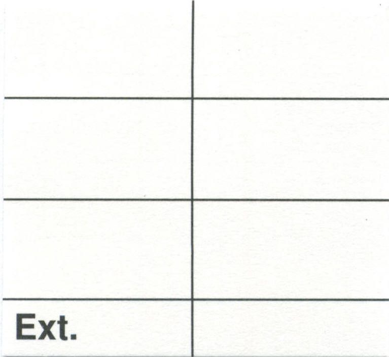 Avaya 4606 IP Telephone Labels (10 labels)