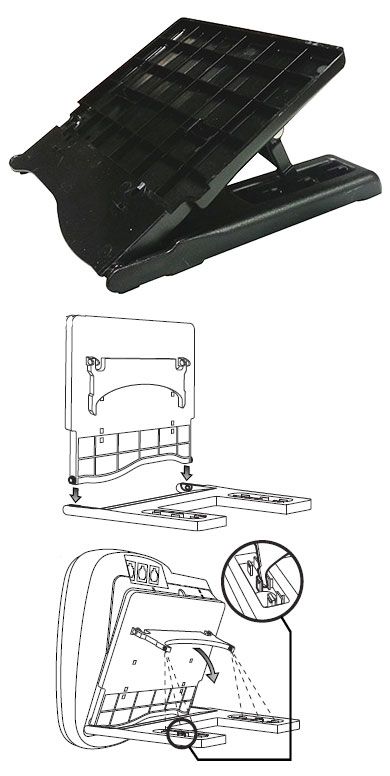 3-Position Tilt Stand for Avaya 2410, 5410, 4610SW, and 5610SW