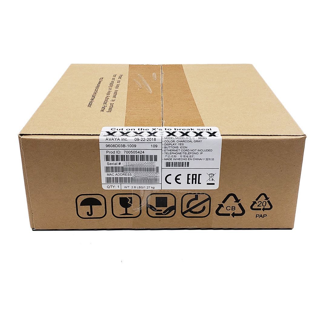 Téléphone IP Avaya 9608G Gigabit Reconditionné Certifié - Modèle 700505424 Pour Bureau Professionnel