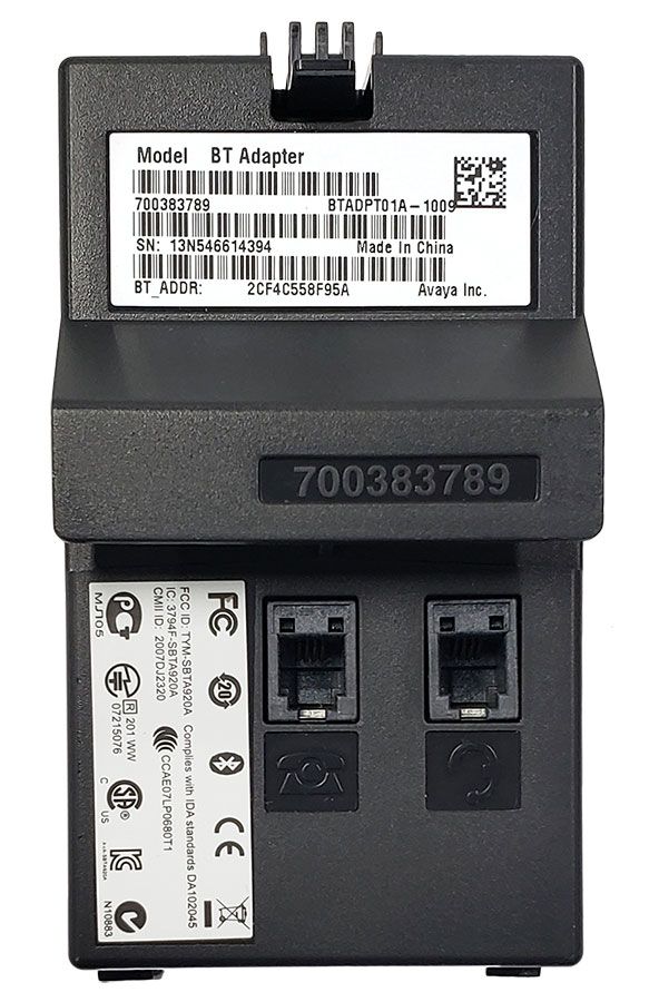 Avaya Bluetooth Adapter for 9600 Series (700383789) SBTA920A 