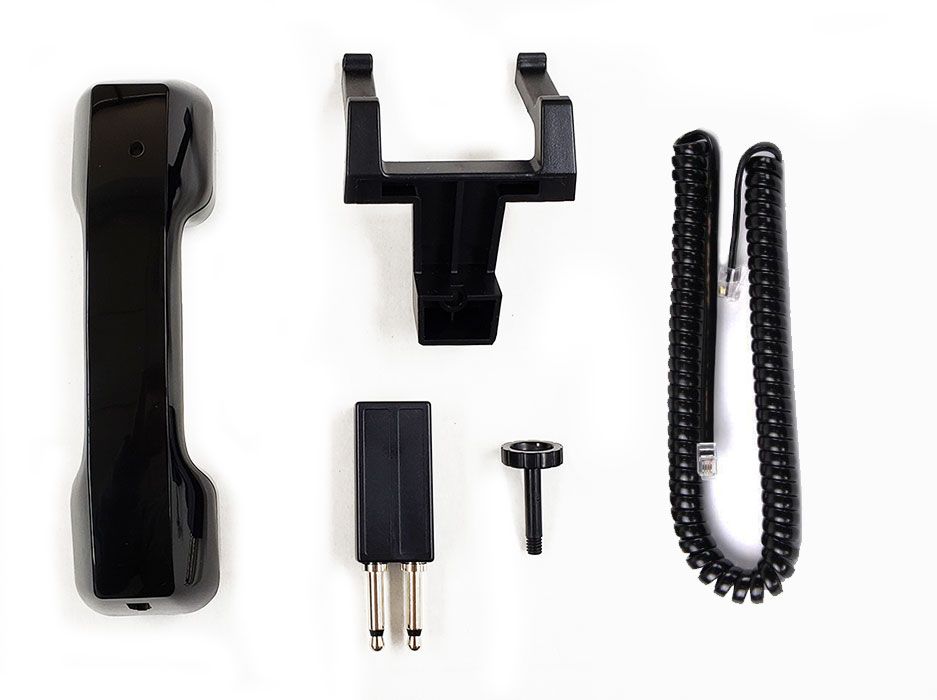 Avaya Callmaster and 302 Console Handset and Cradle Kit - Black