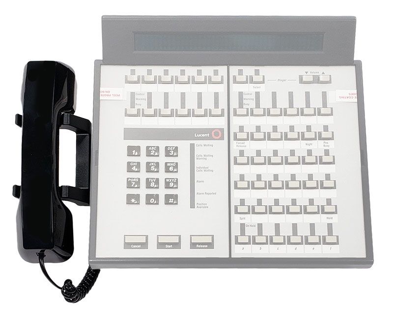 Avaya Callmaster and 302 Console Handset and Cradle Kit - Black