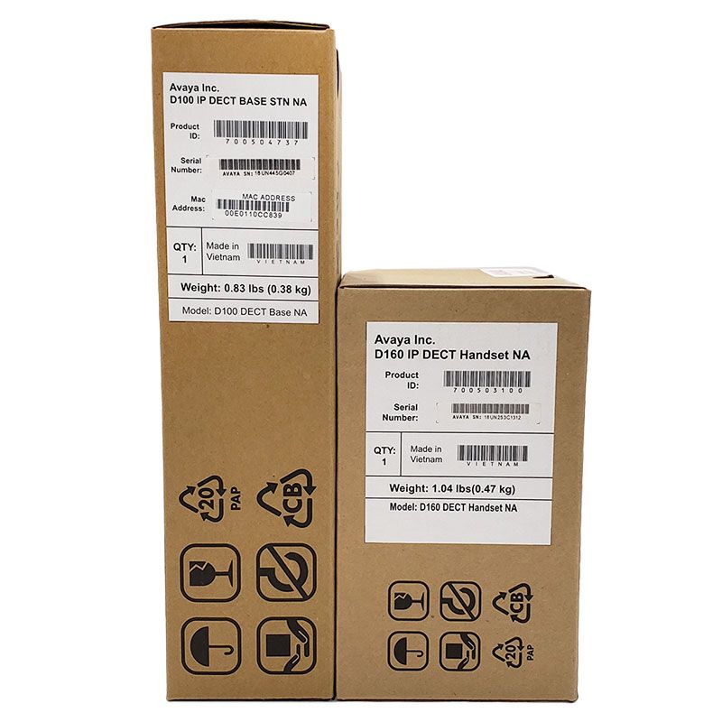 Avaya D100 SIP DECT Wireless Phone Kit (700503098)