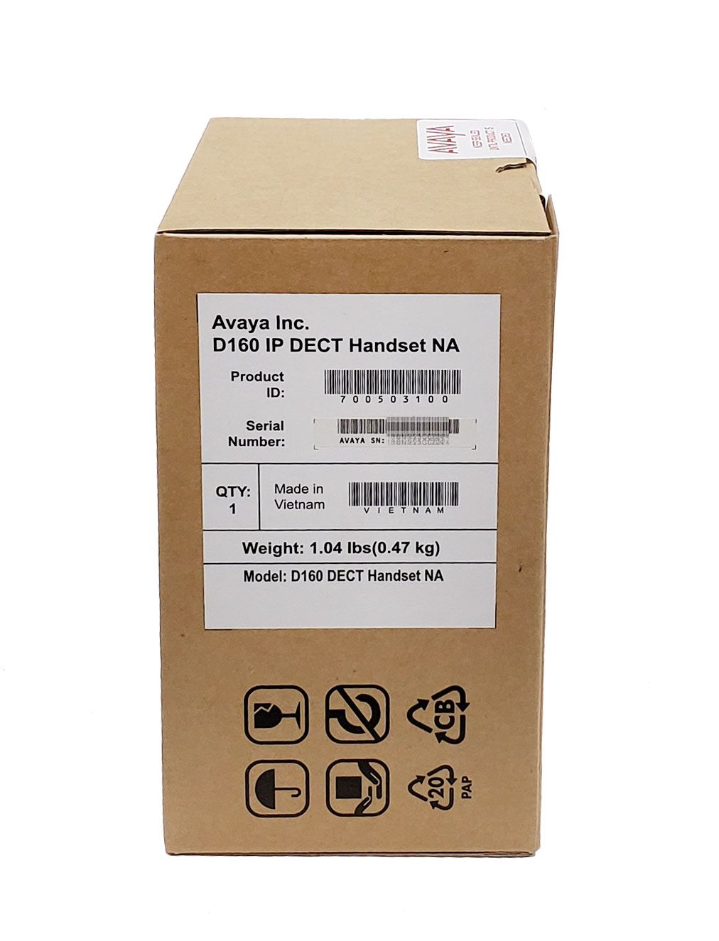 Avaya D160 Wireless Handset (700503100)