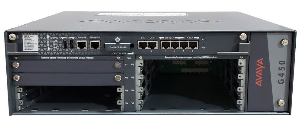 Avaya G450 MP80 Media Gateway w/Power (700407802, 700459456)