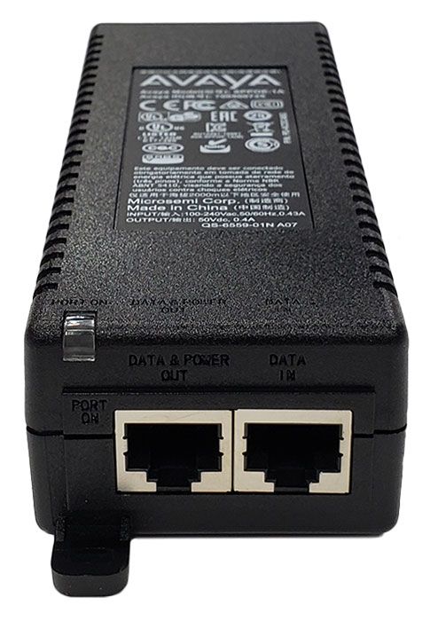 Avaya IP Phone Single Port PoE Injector SPPOE-1A (700500725)