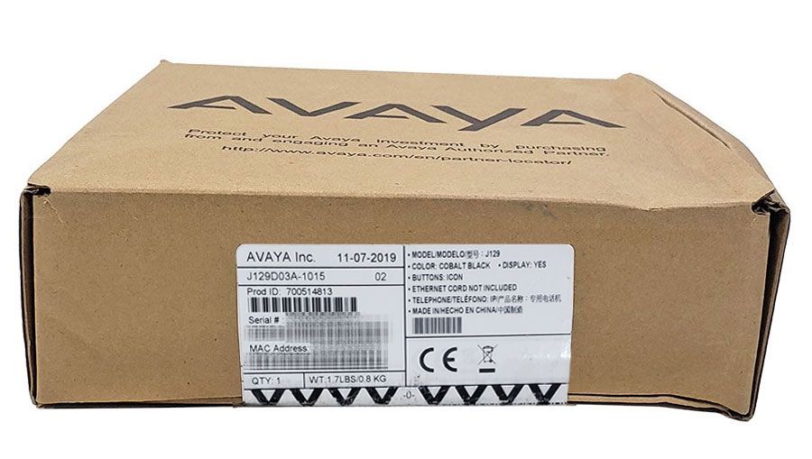 Avaya J129 IP Phone 5V (700514813) Ugly Box