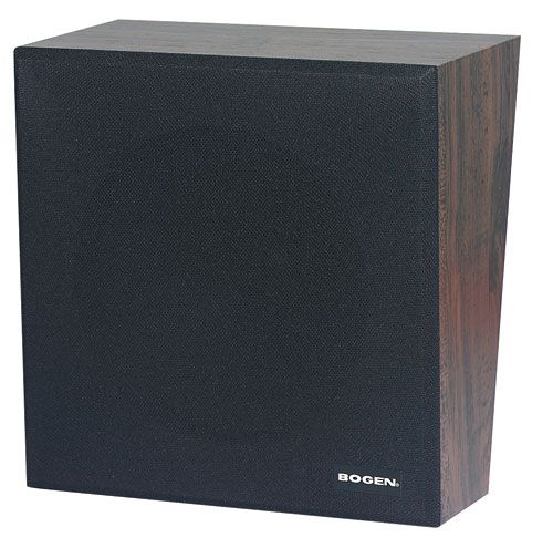 Bogen ASWB1 Self-Amplified Wall Baffle Speaker (1 Watt)