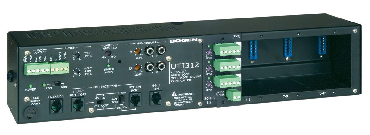 Bogen UTI312 Paging Controller with Paging Module