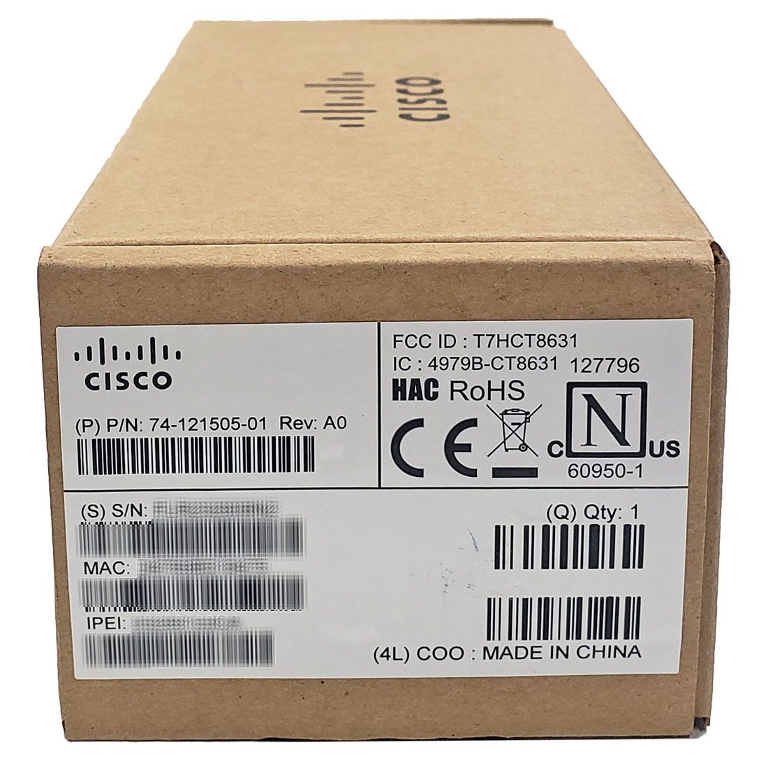 Cisco 6825 IP DECT Wireless Handset (CP-6825-3PC-NA-K9=)