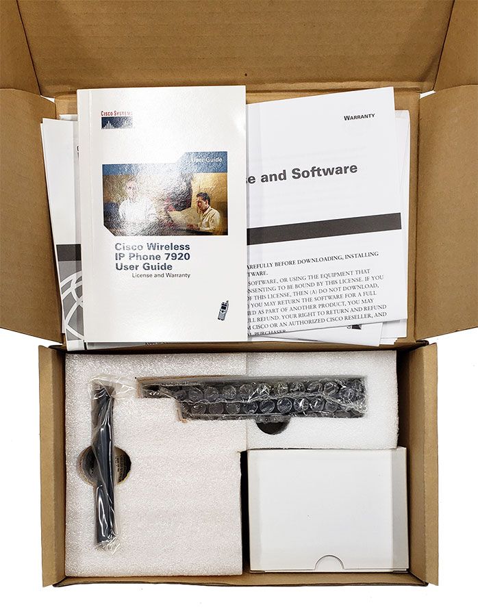 Cisco 7920 Unified Wireless IP Phone (CP-7920-CH1-K9)