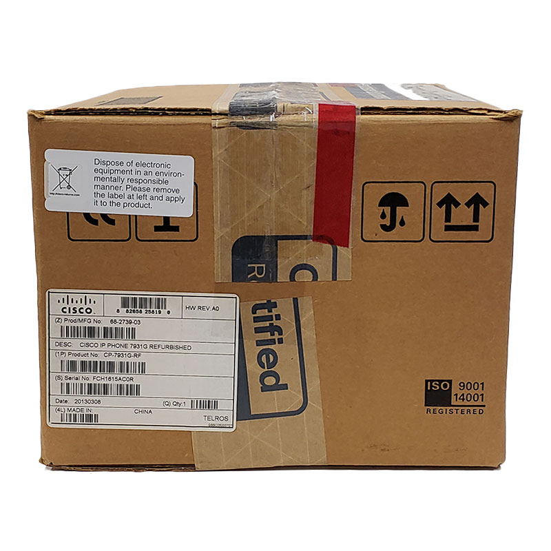 【中古】「非常に良い」Telefon IP IPPhone/Cisco 7931G Cisco 7931G IP Phone (CP-7931G=)