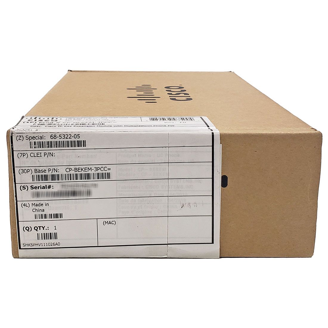 Cisco 8800 Key Expansion Module with Multiplatform Firmware (CP-BEKEM-3PCC=)