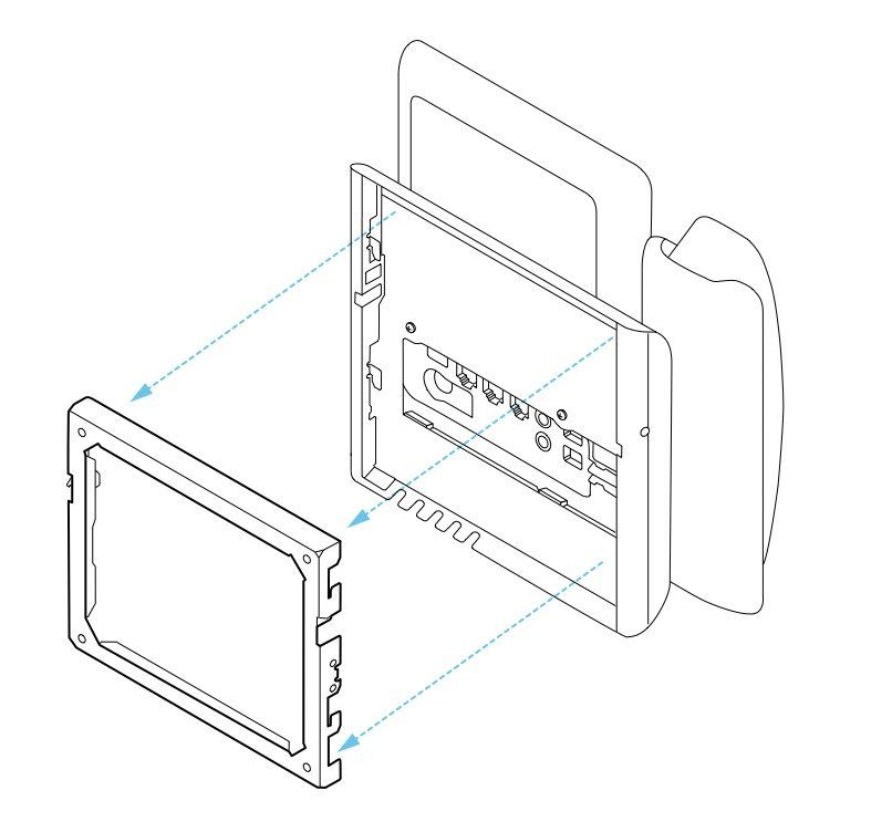 Cisco 8800 Series Wall Mount Kit (CP-8800-WMK=)