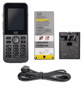Cisco 8821 Wireless IP Phone w/Battery and Power Supply (CP-8821-K9-BUN)