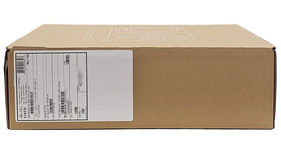 Cisco 8841 IP Phone with Multiplatform Firmware and Power Cube 4 (CP-8841-3PW-NA-K9=)