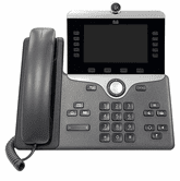 Cisco 8845 IP Phone with Multiplatform Firmware and Power Cube 4 (CP-8845-3PW-NA-K9=)