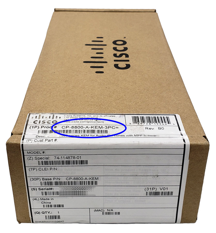 Cisco 8851/8861 Key Expansion Module with Multiplatform