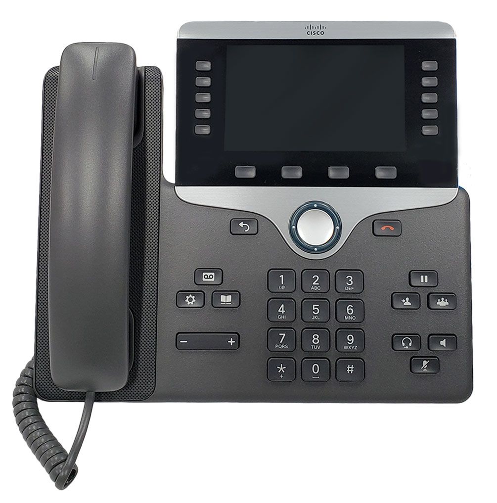 Cisco 8851 IP Phone with Multiplatform Firmware and Power Cube 4 (CP-8851-3PW-NA-K9=)