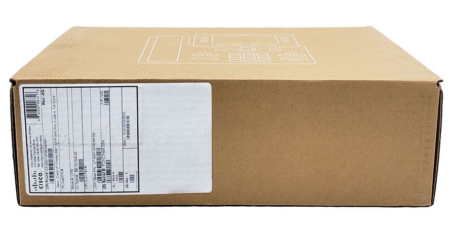 Cisco 8861 IP Phone with Multiplatform Firmware and Power Cube 4 (CP-8861-3PW-NA-K9=)