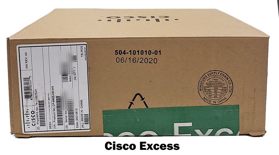 Cisco 8865 IP Phone (CP-8865-K9-WS) Cisco Excess