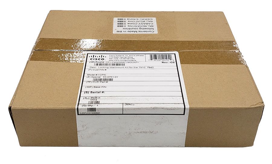 Cisco Locking Wallmount for 7910, 7940, 7960 (CP-LCKNGWALLMOUNT=)