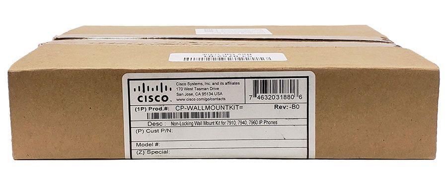 Cisco Non-Locking Wallmount for 7910, 7940, 7960 (CP-WALLMOUNTKIT=)