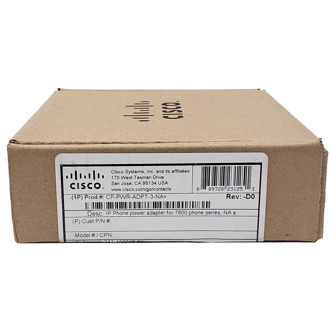Cisco Power Adapter 3 (CP-PWR-ADPT-3-NA=)