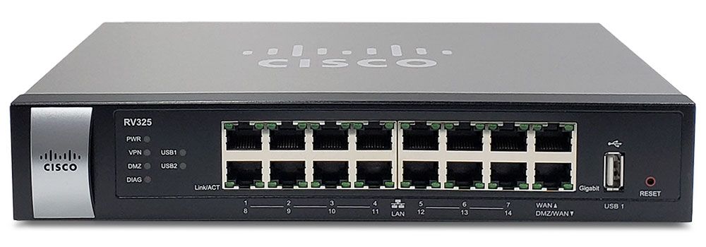 Cisco RV325 Dual Gigabit WAN VPN Router (RV325-K9-NA)