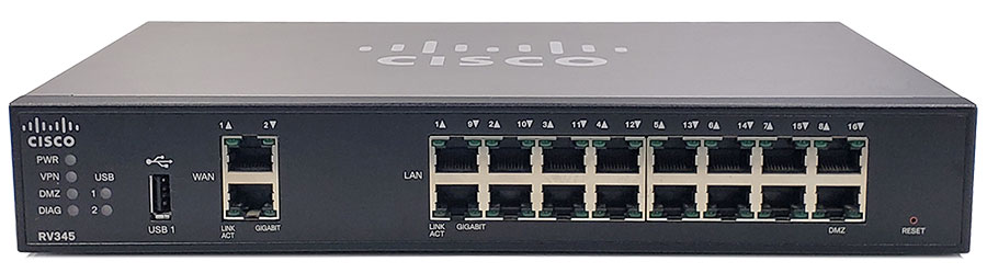 Cisco RV345 Dual WAN Security Router (RV345-K9-NA)